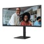 AOC CU34E4C computer monitor 86,4 cm (34") 3440 x 1440 Pixels Zwart (CU34E4CV) thumbnail