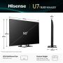 Hisense 50U7Q 127 cm (50") 4K Ultra HD Smart TV Wifi Zwart 450 cd/m² (20015613) thumbnail