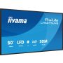 iiyama LH5075UHS-B2AG beeldkrant Digitale signage flatscreen 125,7 cm (49.5") LCD Wifi 500 cd/m² 4K Ultra HD Zwart Type processor Android 11 24/7 (LH5075UHS-B2AG) thumbnail
