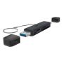 ICY BOX IB-CR203-CU3 geheugenkaartlezer USB 3.2 Gen 1 (3.1 Gen 1) Type-A/Type-C Zwart (IB-CR203-CU3) thumbnail