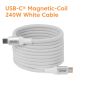 CLUB3D CLUB 3D USB-C Magnetic-Coil kabel Wit (CAC-3032) thumbnail