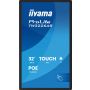 iiyama TW3226AS-B3P beeldkrant Kiosk-ontwerp 80 cm (31.5") LED Wifi 430 cd/m² Full HD Zwart Touchscreen Type processor Android 24/7 (TW3226AS-B3P) thumbnail