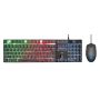 Trust GXT 838 Azor toetsenbord Inclusief muis Gamen USB Duits Zwart (23471) thumbnail