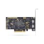 StarTech.com 2-Port PCIe 10Gb Ethernet Netwerkkaart, 10GbE Netwerk Adapter, Broadcom BCM57416 Chipset, Dual RJ45 10GBase-T/Gigabit, NIC Kaart, Windows & Linux, TAA (PR210B-NETWORK-CARD) thumbnail
