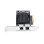 StarTech.com 2-Port PCIe 10Gb Ethernet Netwerkkaart, 10GbE Netwerk Adapter, Broadcom BCM57416 Chipset, Dual RJ45 10GBase-T/Gigabit, NIC Kaart, Windows & Linux, TAA (PR210B-NETWORK-CARD) thumbnail