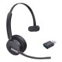 Yealink WH64 Hybrid Mono UC Headset Draadloos Hoofdband Kantoor/callcenter Micro-USB Bluetooth Zwart (481422) thumbnail