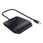Trust Primo Smartcard Reader - Smartcardlezer – USB en USB-C aansluiting – Compact ontwerp – Zwart (26061) thumbnail