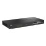 D-Link DGS-1018P Unmanaged Gigabit Ethernet (10/100/1000) Power over Ethernet (PoE) Zwart (DGS-1018P/E) thumbnail