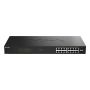 D-Link DGS-1018P Unmanaged Gigabit Ethernet (10/100/1000) Power over Ethernet (PoE) Zwart (DGS-1018P/E) thumbnail