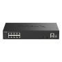 D-Link DGS-1530-10 Managed L2 Gigabit Ethernet (10/100/1000) Zwart (DGS-1530-10/E) thumbnail