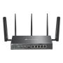 TP-Link ER706WP-4G draadloze router Gigabit Ethernet Dual-band (2.4 GHz / 5 GHz) Zwart (ER706WP-4G) thumbnail