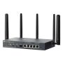 TP-Link ER706WP-4G draadloze router Gigabit Ethernet Dual-band (2.4 GHz / 5 GHz) Zwart (ER706WP-4G) thumbnail