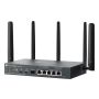 TP-Link Omada ER706WP-4G draadloze router Gigabit Ethernet Dual-band (2.4 GHz / 5 GHz) Zwart (ER706WP-4G) thumbnail