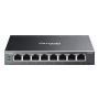 TP-Link Omada ES208GP netwerk-switch Managed L2 Gigabit Ethernet (10/100/1000) Power over Ethernet (PoE) DIN rail Zwart (ES208GP(UN)) thumbnail