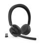 Lenovo ANC Headset 6550 Draadloos Hoofdband Kantoor/callcenter USB Type-C Bluetooth Zwart (4XD1S19777) thumbnail