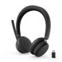 Lenovo 6550 Headset Draadloos Hoofdband Kantoor/callcenter USB Type-C Bluetooth Zwart (4XD1S19778) thumbnail