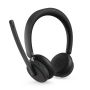 Lenovo 6550 Headset Draadloos Hoofdband Kantoor/callcenter USB Type-C Bluetooth Zwart (4XD1S19778) thumbnail