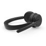 Lenovo 6550 Headset Draadloos Hoofdband Kantoor/callcenter USB Type-C Bluetooth Zwart thumbnail