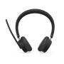 Lenovo 6550 Headset Draadloos Hoofdband Kantoor/callcenter USB Type-C Bluetooth Zwart thumbnail