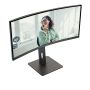 AOC CU34P3CV computer monitor 86,4 cm (34") 3440 x 1440 Pixels UltraWide Quad HD LED Zwart (CU34E4CW) thumbnail