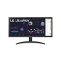 LG 26WQ500-B computer monitor 65,3 cm (25.7") 2560 x 1080 Pixels 4K Ultra HD LCD Zwart (26WQ500-B) thumbnail