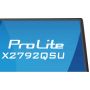 iiyama ProLite X2792QSU-B1 computer monitor 68,6 cm (27") 2560 x 1440 Pixels Quad HD Zwart (X2792QSU-B1) thumbnail