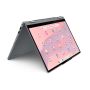 Lenovo Chrome 2in1 14IRU10 Intel Core 5 120U Chromebook 35,6 cm (14") Touchscreen WUXGA 8 GB LPDDR5-SDRAM 128 GB UFS Wi-Fi 6E (802.11ax) ChromeOS Engels Grijs (83LL0002MH) thumbnail