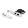 StarTech.com 2-Port 5G Gigabit PCIe Ethernet Adapter Kaart, 5G/2.5G/1G/100M/10M PCI Express Netwerkkaart, Realtek RTL8126, Windows en Linux, TAA Compliant (PR25GR-NETWORK-CARD) thumbnail
