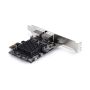 StarTech.com 2-Port 5G Gigabit PCIe Ethernet Adapter Kaart, 5G/2.5G/1G/100M/10M PCI Express Netwerkkaart, Realtek RTL8126, Windows en Linux, TAA Compliant (PR25GR-NETWORK-CARD) thumbnail