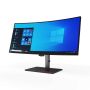 Lenovo ThinkVision P40w-20 LED display 100,8 cm (39.7") 5120 x 2160 Pixels Zwart (62DDGAT6EU) thumbnail