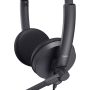DELL WH1022 Headset Bedraad Hoofdband Oproepen/muziek USB Type-A Zwart (520-AAVO) thumbnail