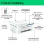 HP DeskJet 4222e Draadloos All-in-One Kleur Printer, Instant Ink; Kopieerapparaat, scanner (60K29B#686) thumbnail
