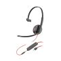 HP Poly Poly Blackwire C3215 Monaural Headset + draagetui (80S05AA) thumbnail