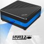 MSI Cubi N ADL-007DE Intel® N N100 4 GB DDR4-SDRAM 128 GB SSD Windows 11 Pro Mini PC Zwart (00B0A911-007) thumbnail