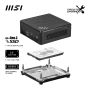 MSI Cubi N ADL-007DE Intel® N N100 4 GB DDR4-SDRAM 128 GB SSD Windows 11 Pro Mini PC Zwart (00B0A911-007) thumbnail