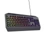 Trust GXT 836 EVOCX toetsenbord Gamen USB Duits Zwart (24724) thumbnail