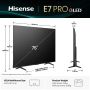 Hisense 75E77Q PRO 190,5 cm (75") 4K Ultra HD Smart TV Wifi Zwart (20015845) thumbnail