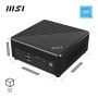 MSI Cubi N ADL-006DE Intel® N N200 4 GB DDR4-SDRAM 128 GB SSD Windows 11 Pro Mini PC Zwart (00B0A911-006) thumbnail