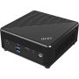 MSI Cubi N ADL-007DE Intel® N N100 4 GB DDR4-SDRAM 128 GB SSD Windows 11 Pro Mini PC Zwart (00B0A911-007) thumbnail