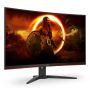AOC G2 C32G2ZE/BK computer monitor 80 cm (31.5") 1920 x 1080 Pixels Full HD LED Zwart, Rood (C32G2ZE) thumbnail