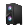 MSI MAG FORGE 100R computerbehuizing Midi Tower Zwart, Transparant (306-7G03R21-809) thumbnail