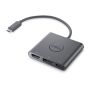 DELL adapter USB-C naar HDMI/DP met Power Pass-Through (470-AEGY) thumbnail