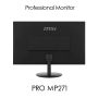 MSI Pro MP271 68,6 cm (27") 1920 x 1080 Pixels Full HD LED Zwart (9S6-3PA2CT-005) thumbnail