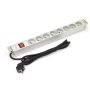 Digitus 19" PDU 9x Type E met schakelaar 2.0m (A-19-STRIP-4-IMP) thumbnail