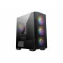 MSI MAG FORGE M100R computerbehuizing Midi Tower Zwart, Transparant (MAG FORGE M100R) thumbnail