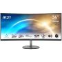 MSI Pro MP341CQ 86,4 cm (34") 3440 x 1440 Pixels UltraWide Quad HD Zwart (PRO MP341CQ) thumbnail