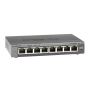 NETGEAR ProSAFE Unmanaged Plus Switch - GS108E - 8 Gigabit Ethernet poorten (GS108E-300PES) thumbnail
