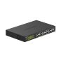 NETGEAR GS324P Unmanaged Gigabit Ethernet (10/100/1000) Power over Ethernet (PoE) 1U Zwart (GS324P-100EUS) thumbnail