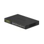 NETGEAR GS324P Unmanaged Gigabit Ethernet (10/100/1000) Power over Ethernet (PoE) 1U Zwart (GS324P-100EUS) thumbnail