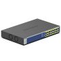 NETGEAR GS516PP Unmanaged Gigabit Ethernet (10/100/1000) Power over Ethernet (PoE) Blauw, Grijs (GS516PP-100EUS) thumbnail
